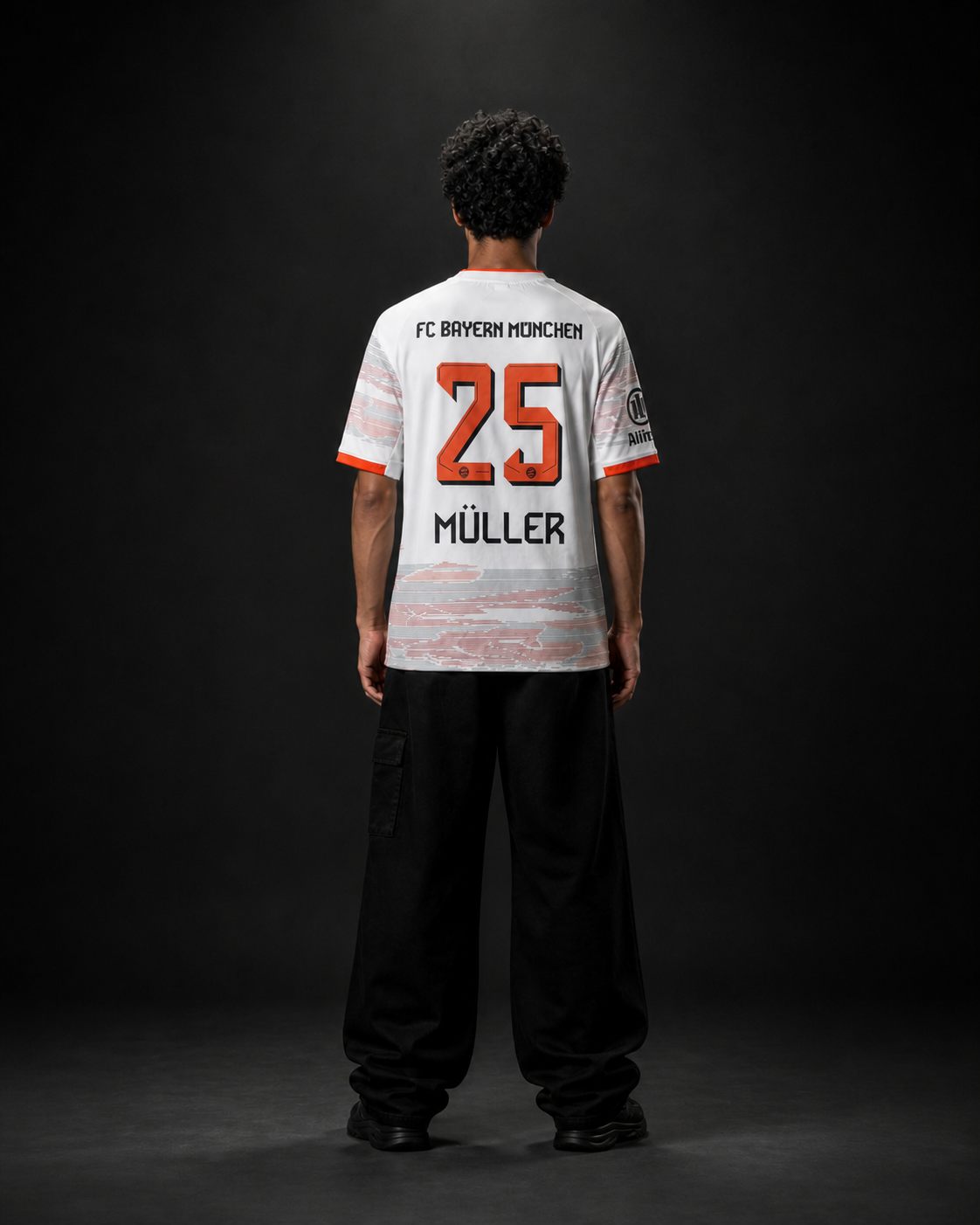 Thomas Müller Bayern Munich 2023/24 Away Jersey – White #25 Football Shirt | Sublimation | Kit Culture