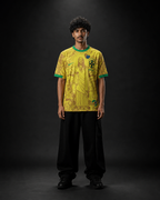 Neymar Jr Brazil #10 Graphic Jersey – Yellow Street Edition Football Shirt | Special edition | Sublimation | Kit Culture