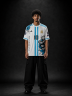 Lionel Messi Argentina #10 Graphic Jersey – Dragon kit | Kit Culture