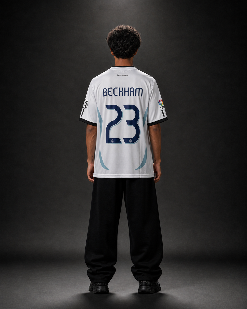 Real Madrid 2006-07 Beckham #23 Retro Jersey – White Home Kit | Oversize Sublimation | Kit Culture