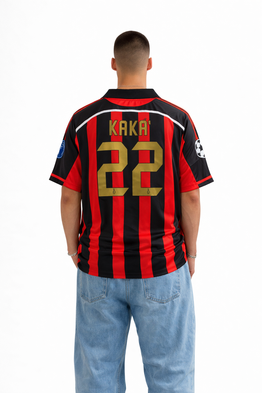 AC Milan 2006/07 Retro Jersey Kaká #22 – Classic Red Black Football Shirt | Embroidery