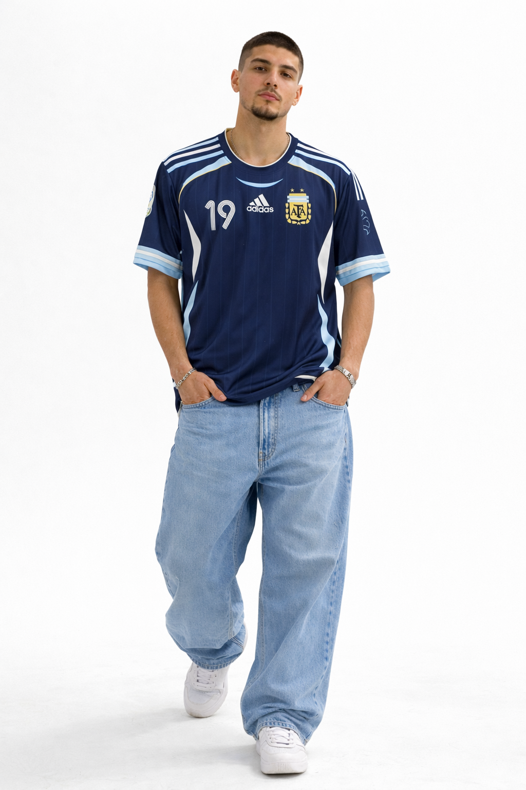 Messi 19 Argentina Blue Jersey – Premium Sublimation Football Shirt