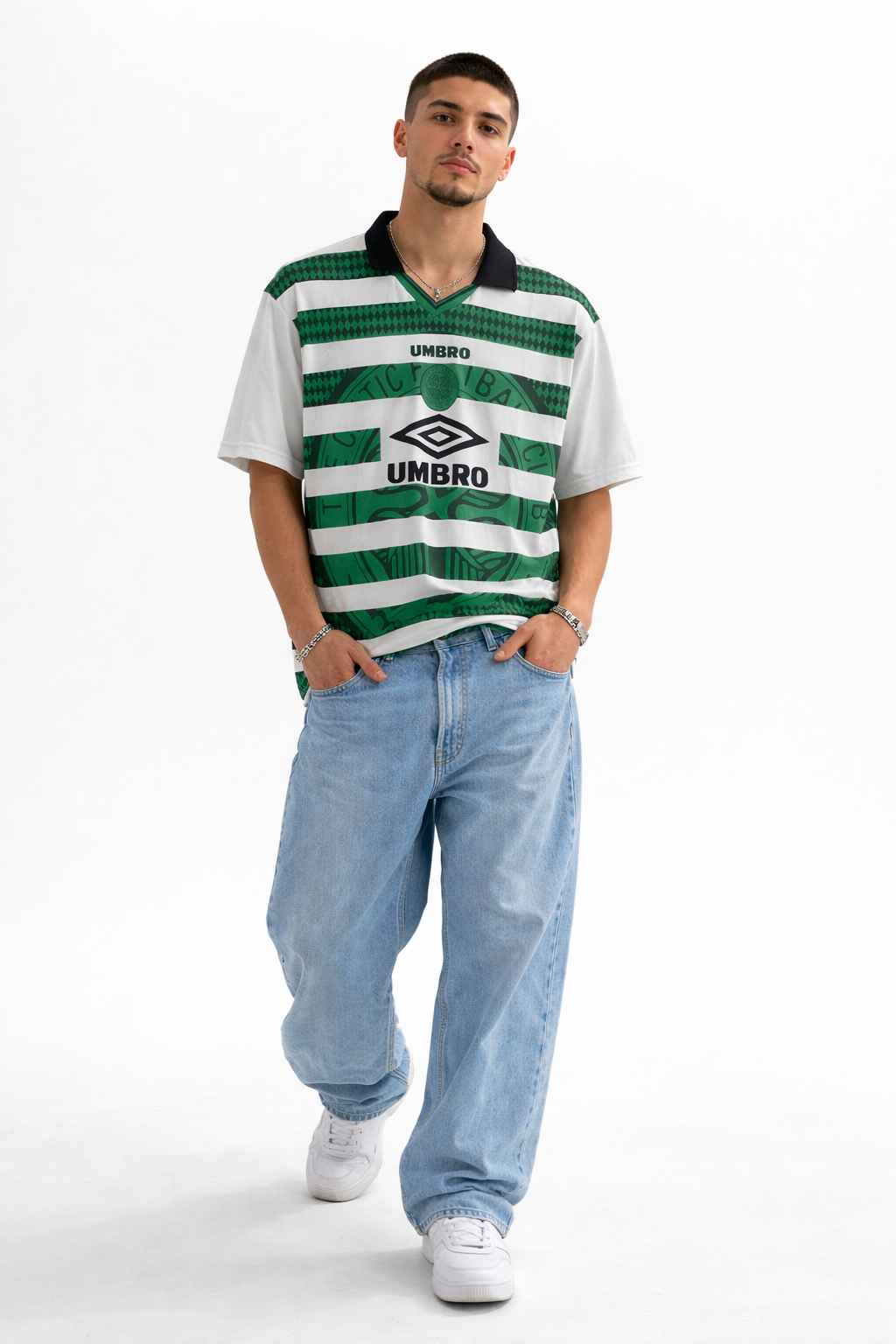 Celtic FC Retro Jersey Larsson 7 – Classic Green White Football Shirt