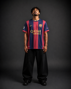 Barcelona 2014-15 Home Jersey Messi 10 – Classic Barca Red Blue Football Shirt