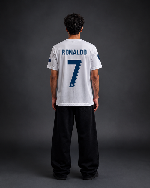 Cristiano Ronaldo #7 Real Madrid Retro football jersey | Sublimation | Kit Culture