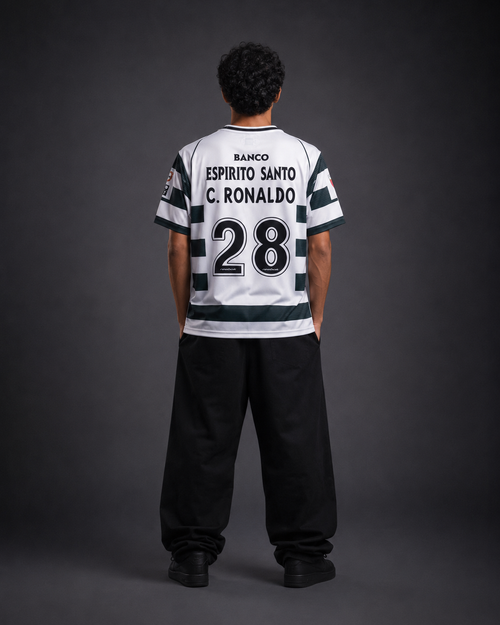 Cristiano Ronaldo #28 Sporting Football jersey | Sublimation | Kit Culture