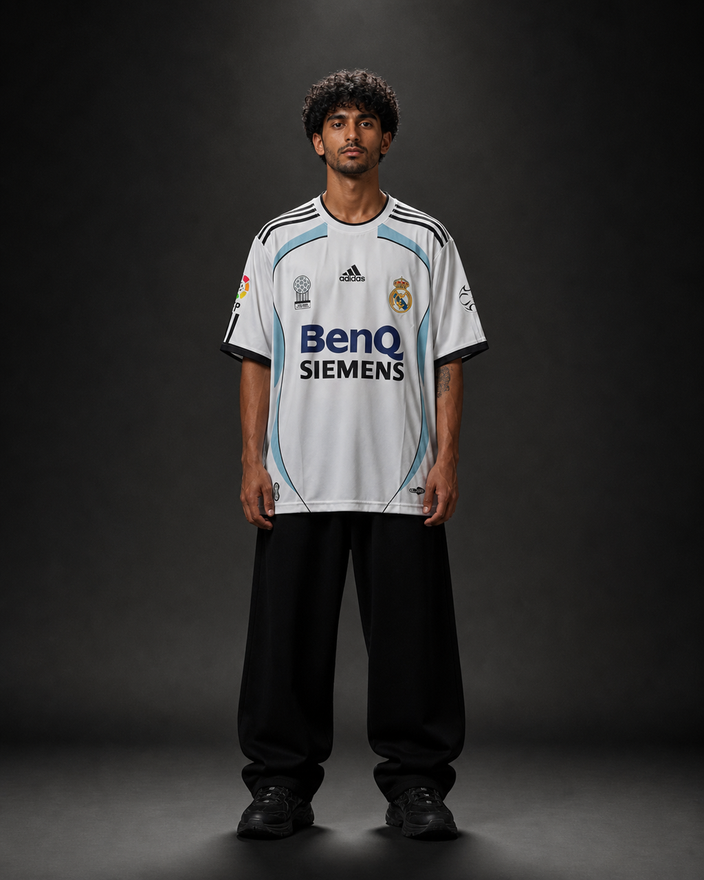 Real Madrid 2006-07 Beckham #23 Retro Jersey – White Home Kit | Oversize Sublimation | Kit Culture