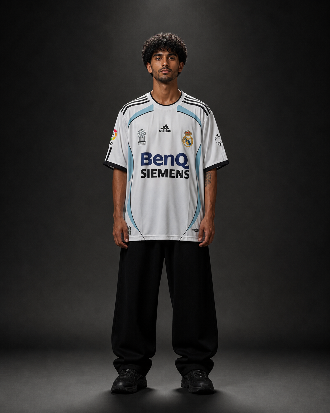 Real Madrid 2006-07 Beckham #23 Retro Jersey – White Home Kit | Oversize Sublimation | Kit Culture