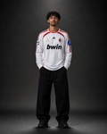 Kaka 22 AC Milan White Long Sleeve Jersey – Retro Champions League Edition