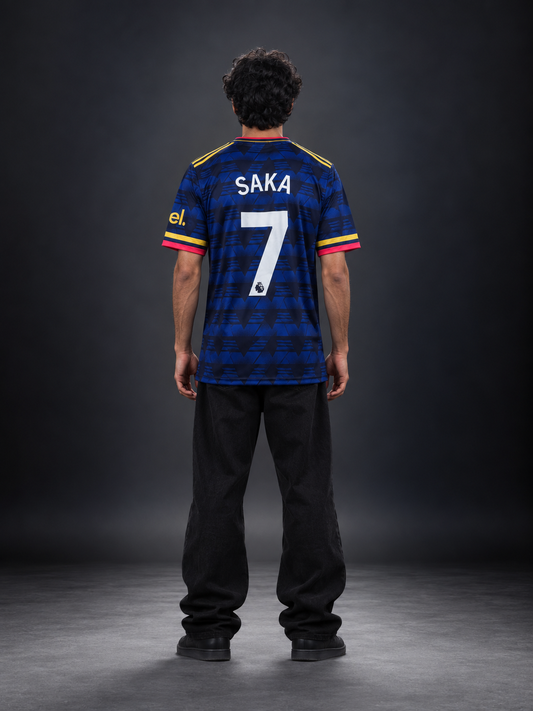Arsenal 2026/27 Away Jersey – Saka #7 Football Kit | Embroidered | Kit Culture
