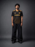 Chelsea Drogba #11 | Retro Football Jersey – Black & Gold | Sublimation | Kit Culture