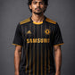 Chelsea Drogba #11 | Retro Football Jersey – Black & Gold | Sublimation | Kit Culture