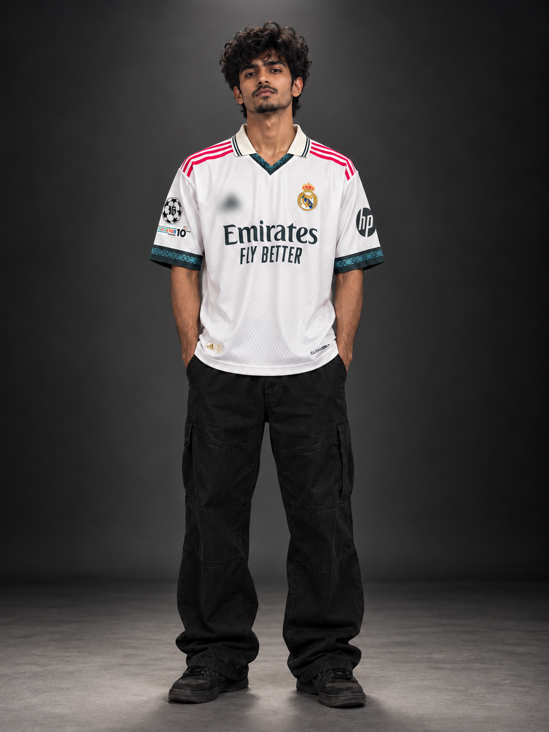 Real Madrid 2026/27 Home Jersey – Mbappe #10  White Football Jersey | Oversize Collar | Embroidery | Kit Culture