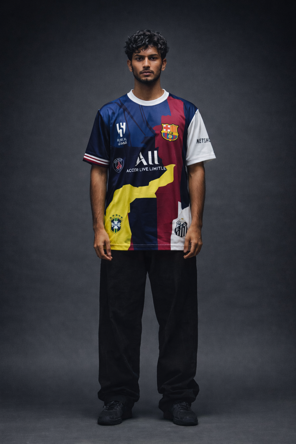 Neymar Jr 11 Fusion Jersey – Barcelona PSG Brazil Edition Al-Hilal | Sublimation Football Streetwear
