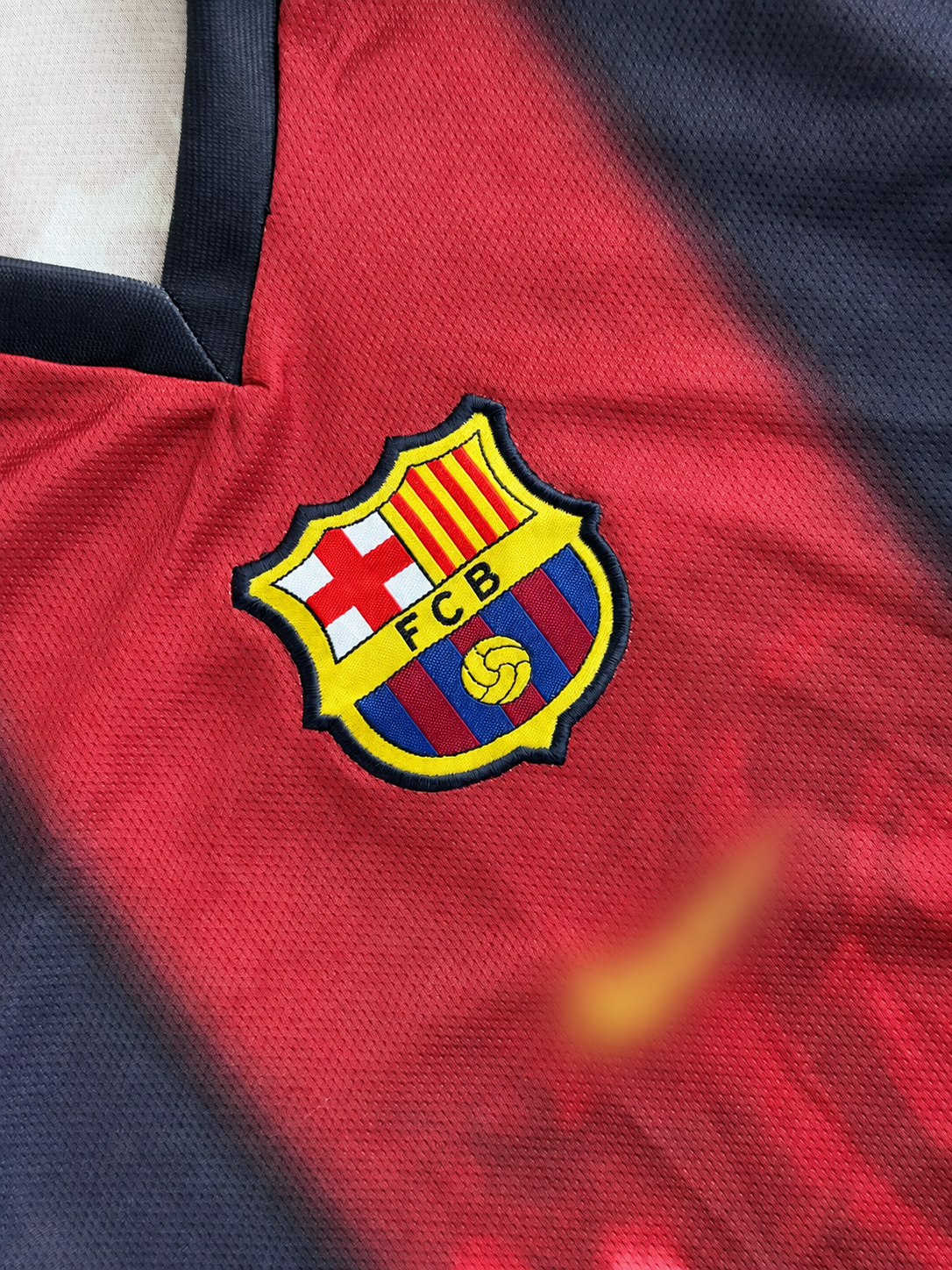 FC Barcelona Retro Jersey 2000s | Vintage Barca Five Sleeve Jersey | Embroidery | Kit Culture
