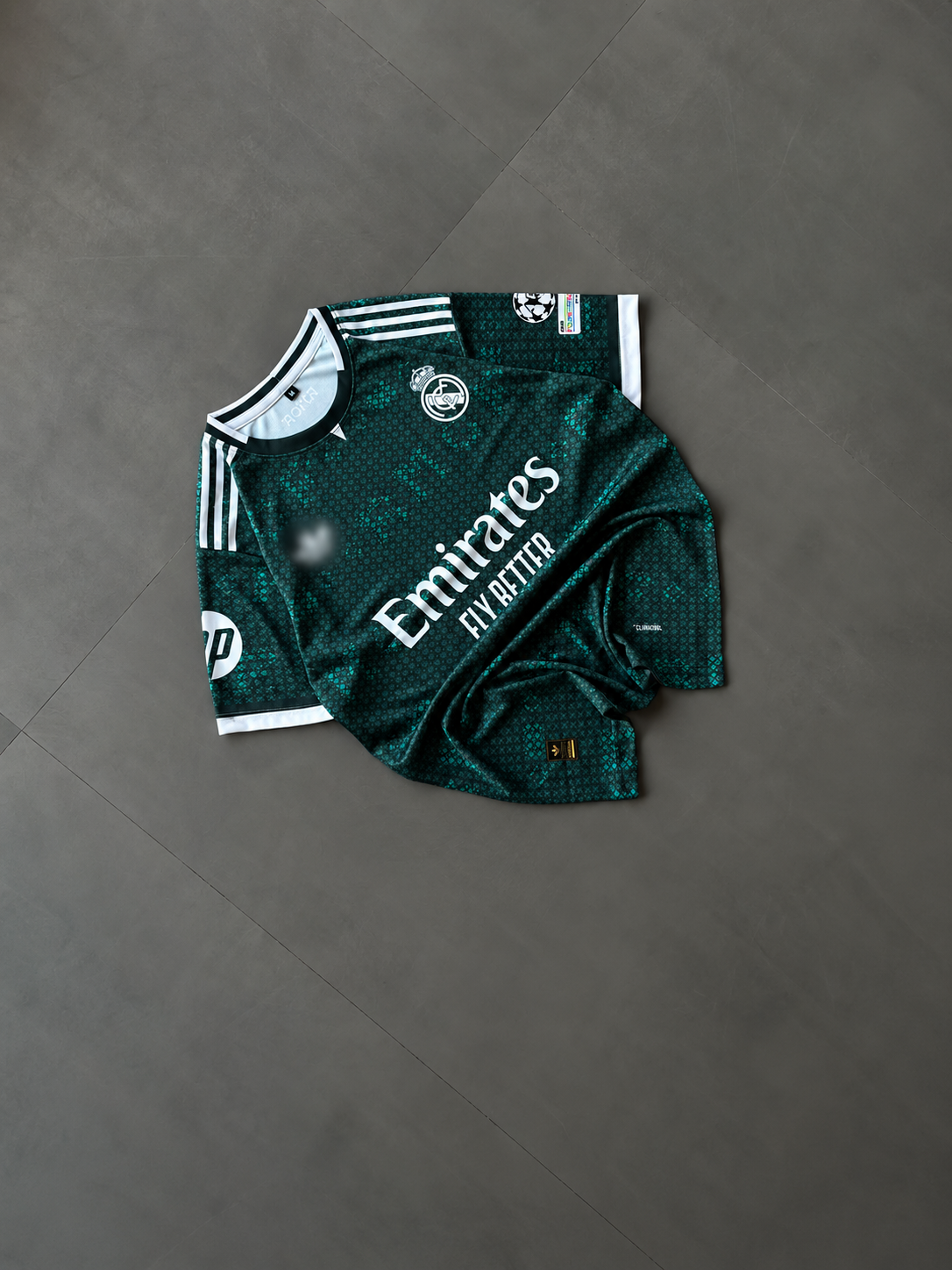 Real Madrid Vini Jr. #7 Green Football Jersey | Sublimation Jersey | Kit Culture