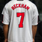 England 1998 Home Jersey Beckham #7 | Retro Football Jersey | Oversize | Kit Culture