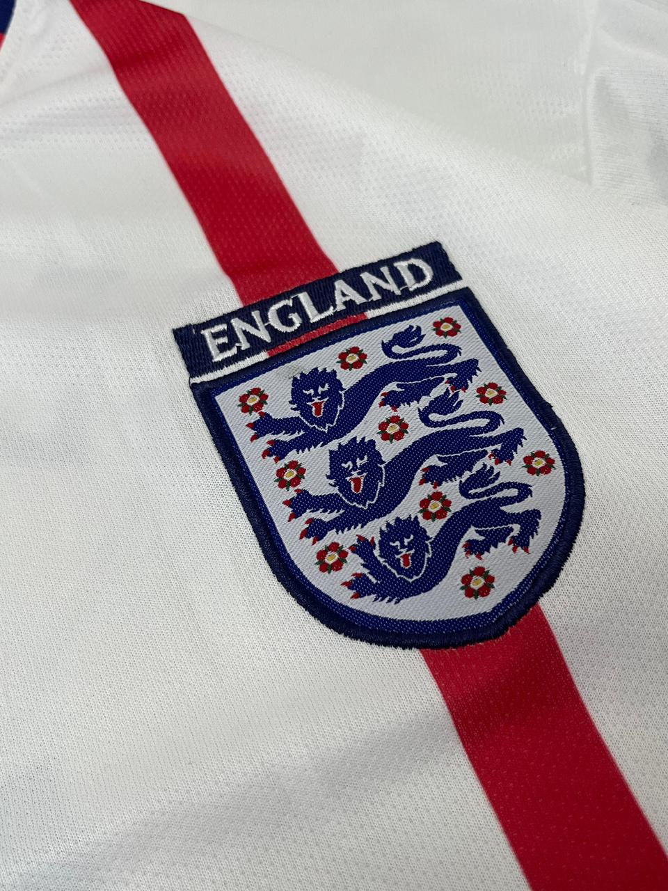 England 2002 World Cup Jersey – Beckham #7 | Embroidered | Kit Culture