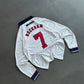 England David Beckham #7 Full Sleeve Home Jersey | Retro | Embroidery | Kit Culture