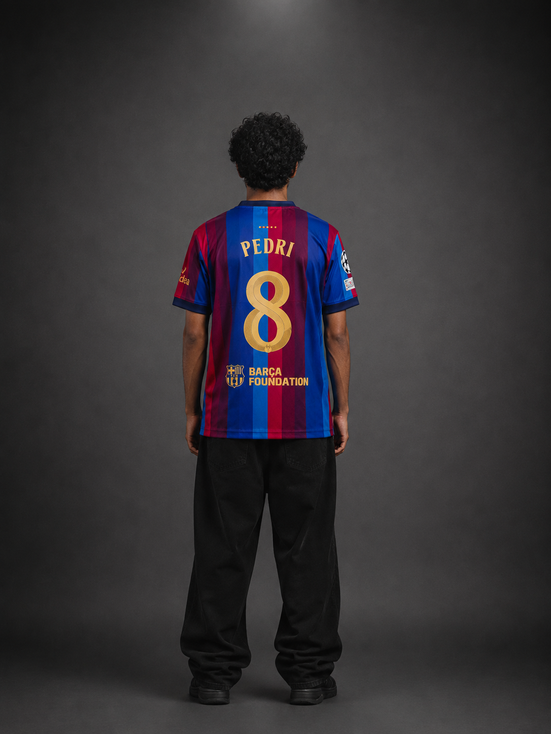 FC Barcelona Pedri #8 Football Jersey | Home Kit | Sublimation | Kit Culture