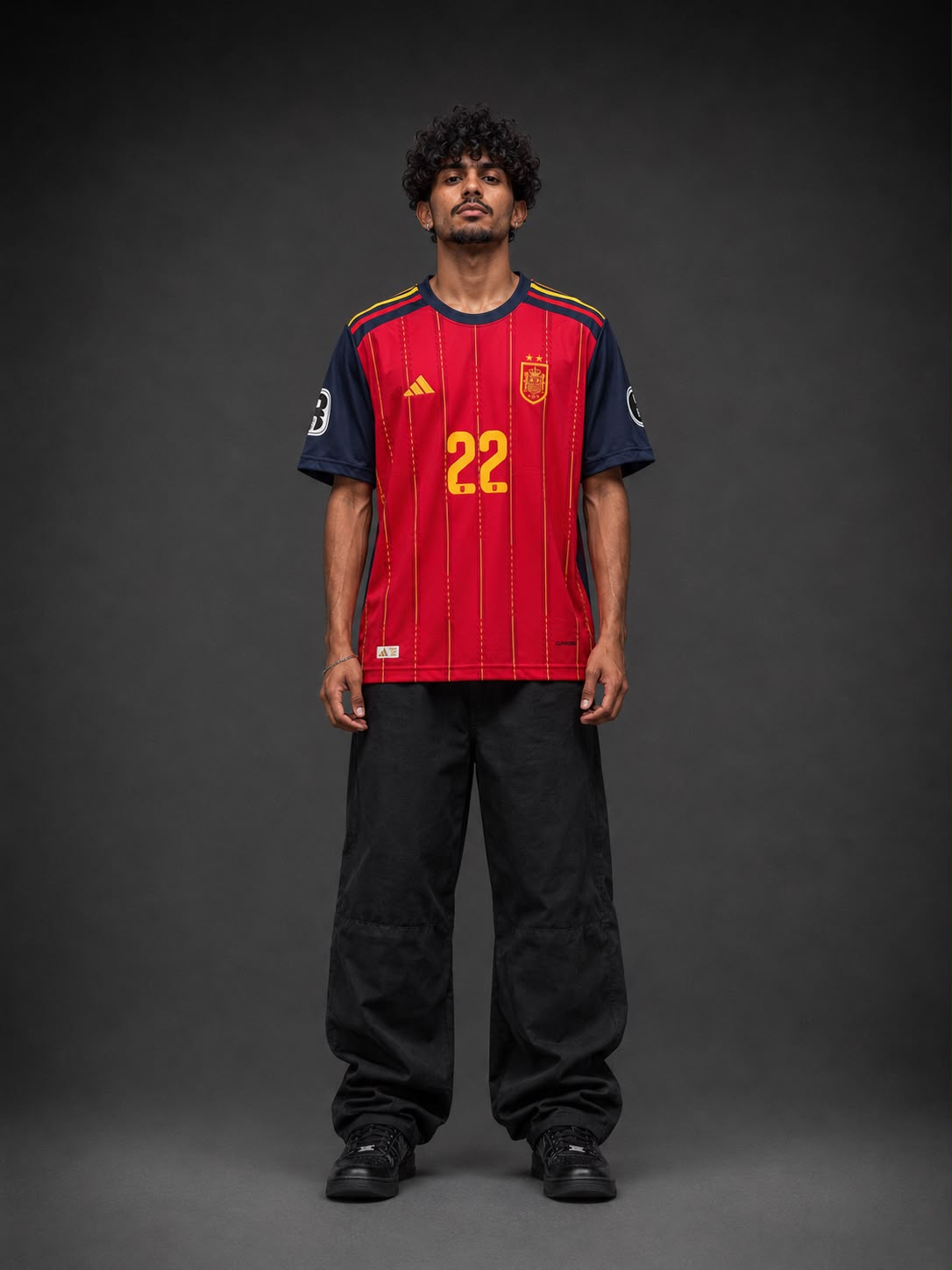 Spain Home Jersey 2025/26 #22 Cubarsi | Sublimation Football Jersey | World Cup | Kit Culture