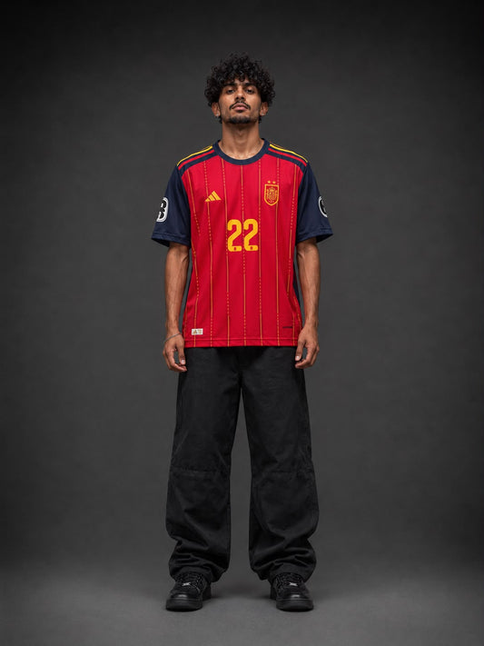 Spain Home Jersey 2025/26 #22 Cubarsi | Sublimation Football Jersey | World Cup | Kit Culture