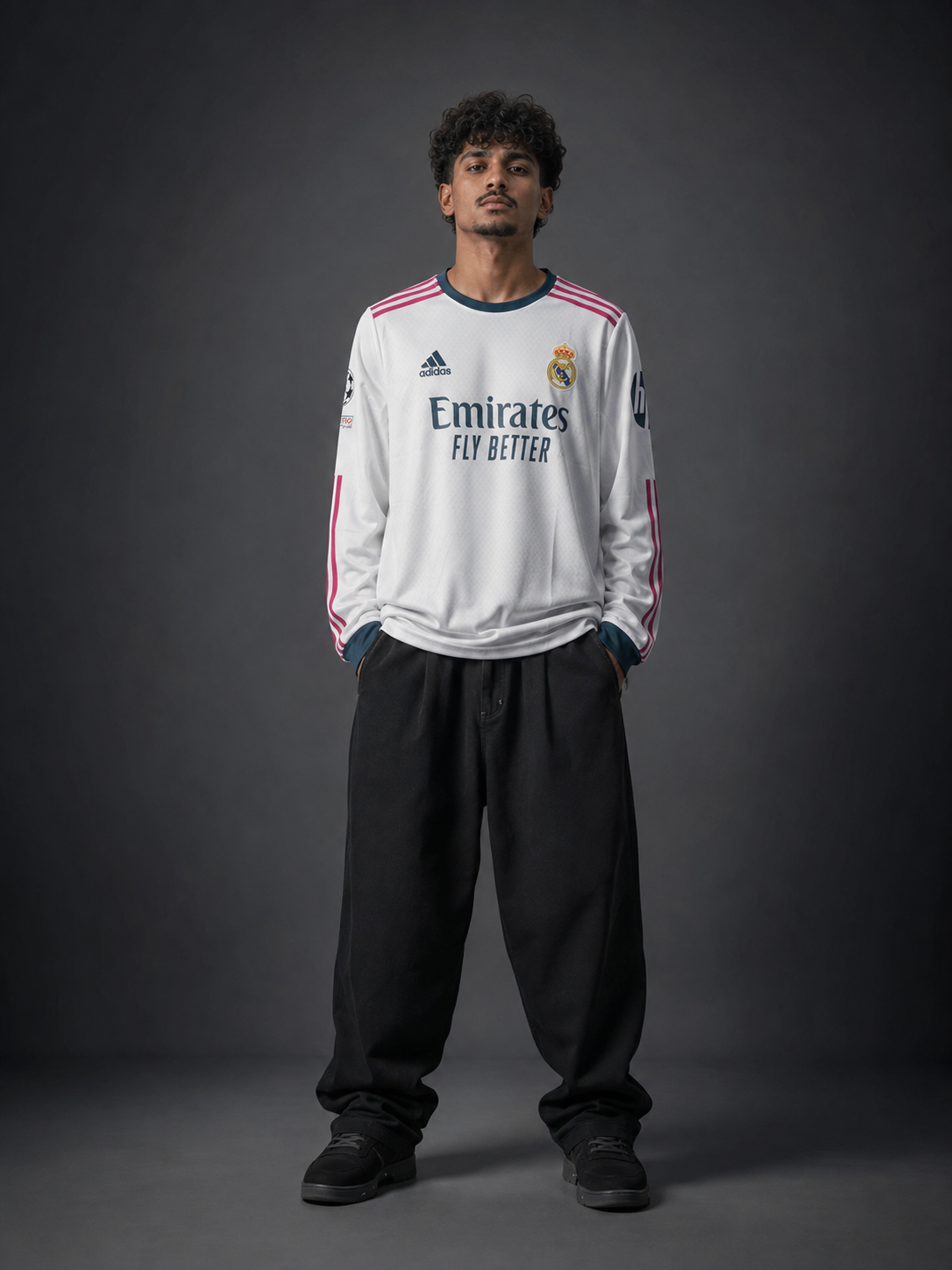 Real Madrid Mbappé 2024–25 Jersey – White Long Sleeve #10 Football Shirt - Embroidery - Kit Culture