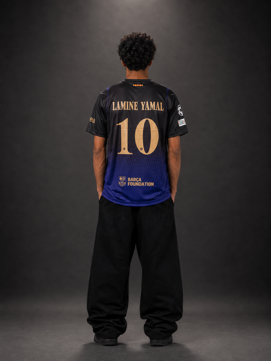 FC Barcelona Lamine Yamal #10 | Black & Purple Football Jersey | Sublimation | Kit Culture