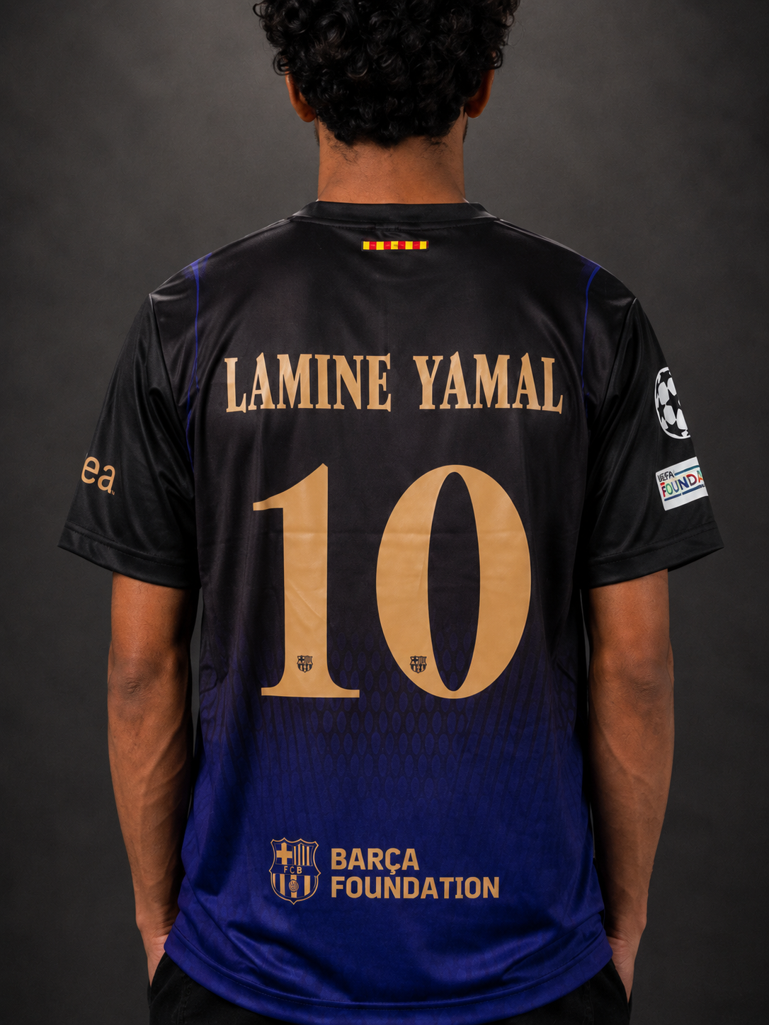 FC Barcelona Lamine Yamal #10 | Black & Purple Football Jersey | Sublimation | Kit Culture