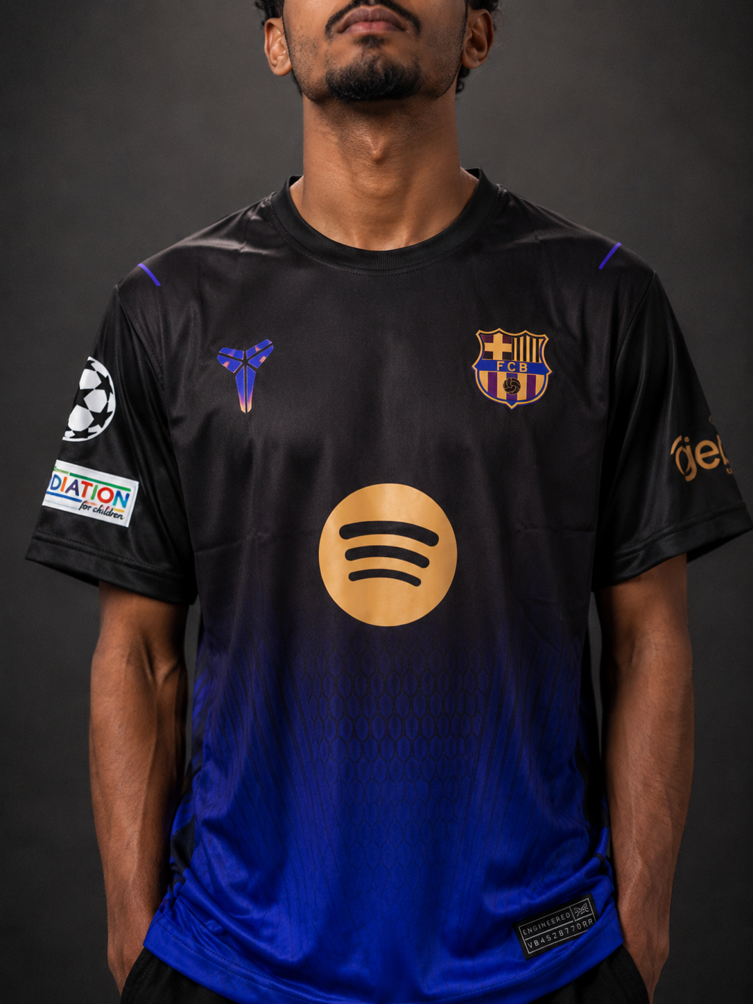 FC Barcelona Lamine Yamal #10 | Black & Purple Football Jersey | Sublimation | Kit Culture
