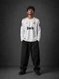 Real Madrid Ronaldo 2009–10 Jersey – White Long Sleeve #7 Football Shirt - Sublimation - Kit Culture