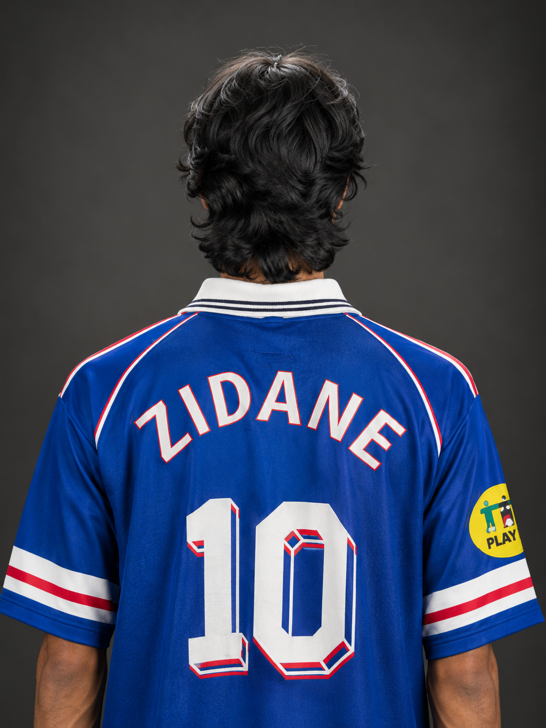 France 1998 Home Jersey Zidane #10 – Retro World Cup Football | Oversize Collar | Kit Culture