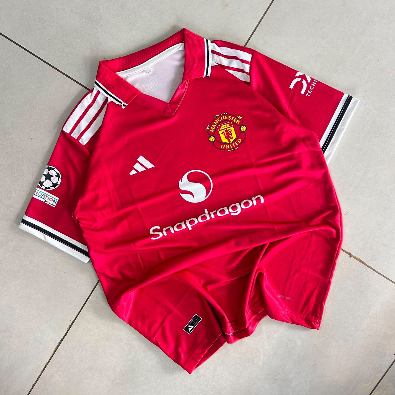 Manchester United Cunha #10 Home Jersey – 2025/26 Football Shirt - Sublimation Collar - Kit Culture