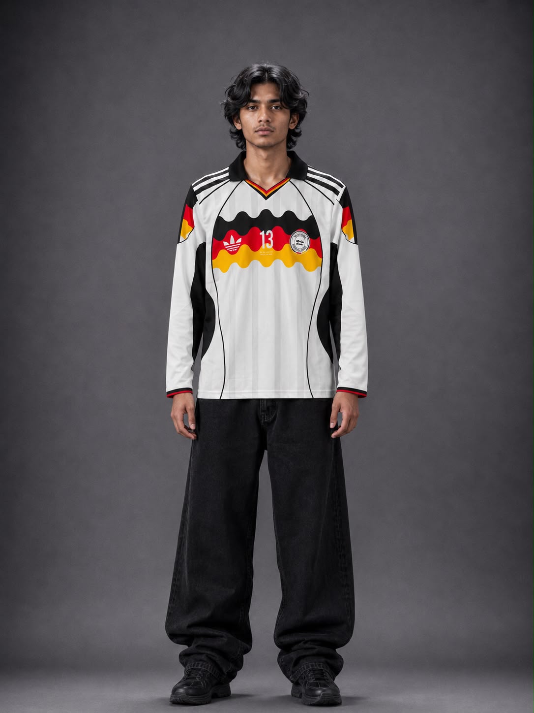 Ballack #13 Germany Retro Football Jersey | Full Sleeve  | Sublimation | Kit Culture