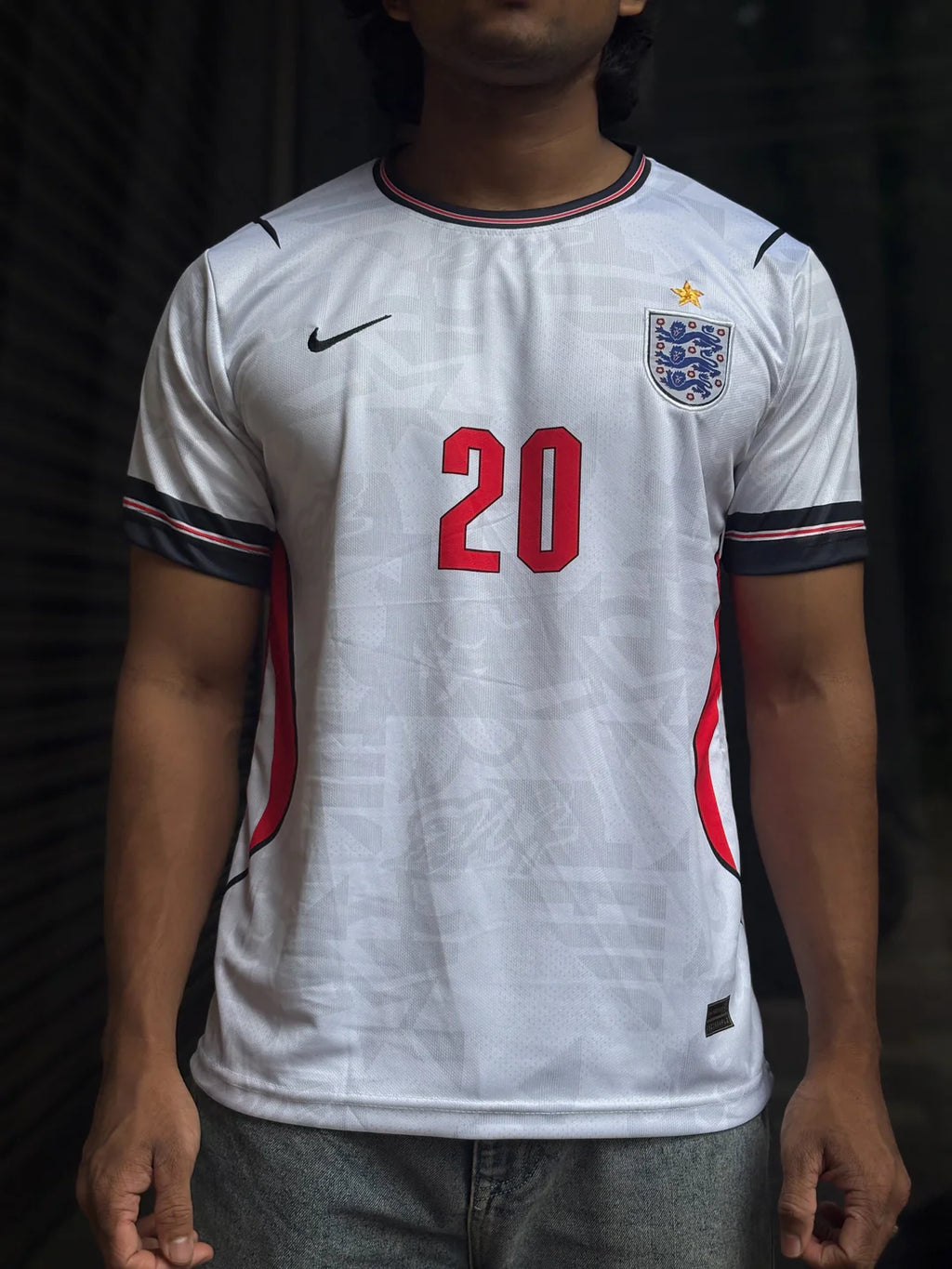 Palmer #20 England 2026 World Cup Football Jersey | Embroidery | Kit Culture
