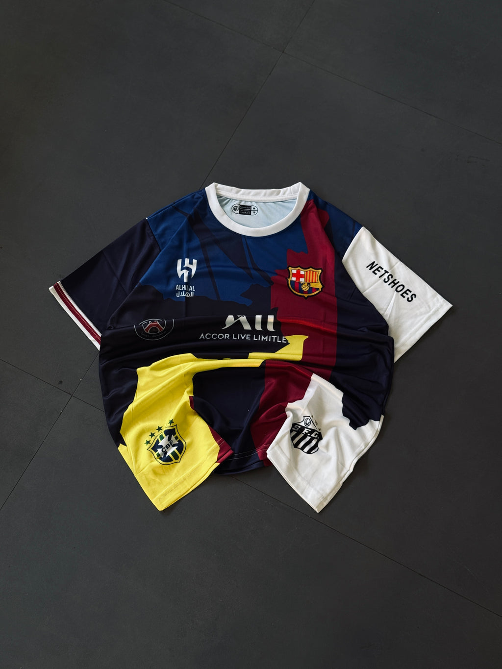 Neymar Jr 11 Fusion Jersey – Barcelona PSG Brazil Edition Al-Hilal | Sublimation Football Streetwear