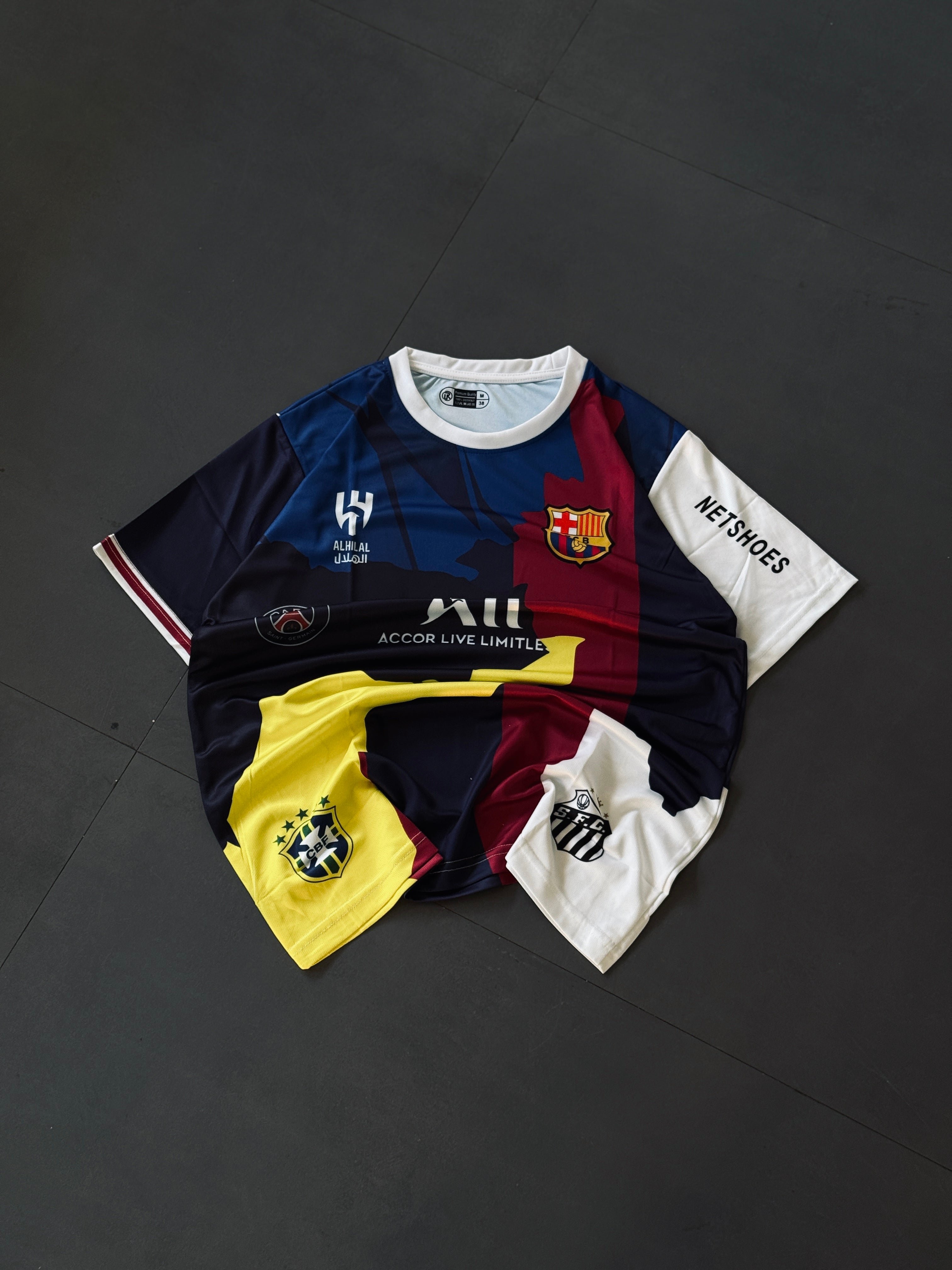 Neymar Jr 11 Fusion Jersey – Barcelona PSG Brazil Edition Al-Hilal | Sublimation Football Streetwear