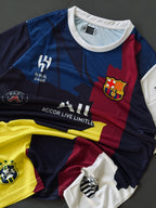 Neymar Jr 11 Fusion Jersey – Barcelona PSG Brazil Edition Al-Hilal | Sublimation Football Streetwear