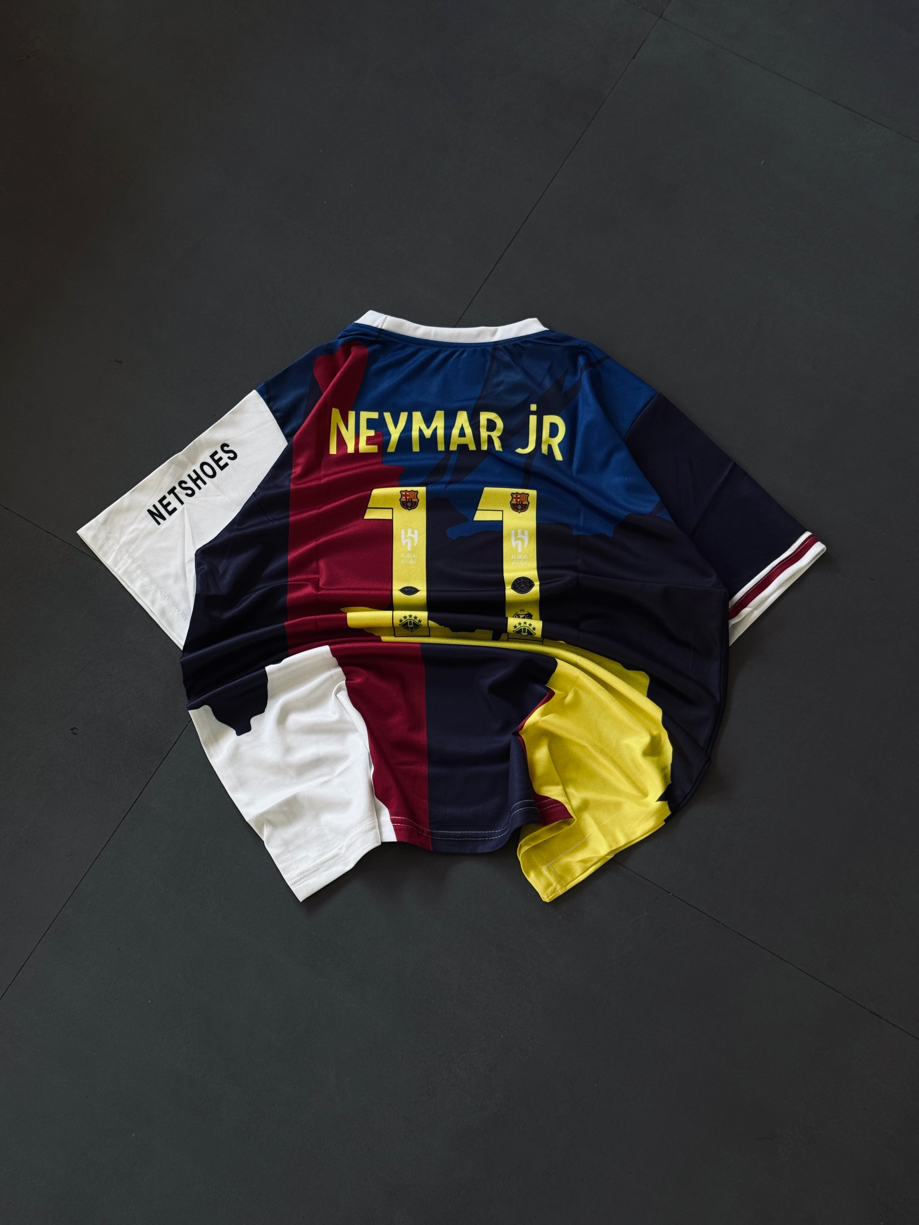 Neymar Jr 11 Fusion Jersey – Barcelona PSG Brazil Edition Al-Hilal | Sublimation Football Streetwear