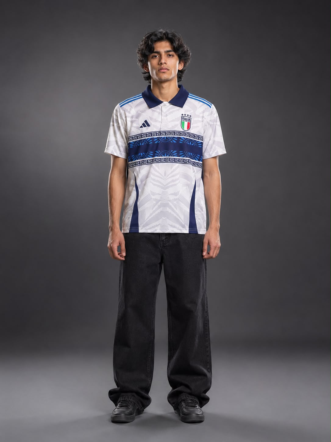Italy Retro Jersey – Maldini #3 | Collar Football Shirt | Kit Culture