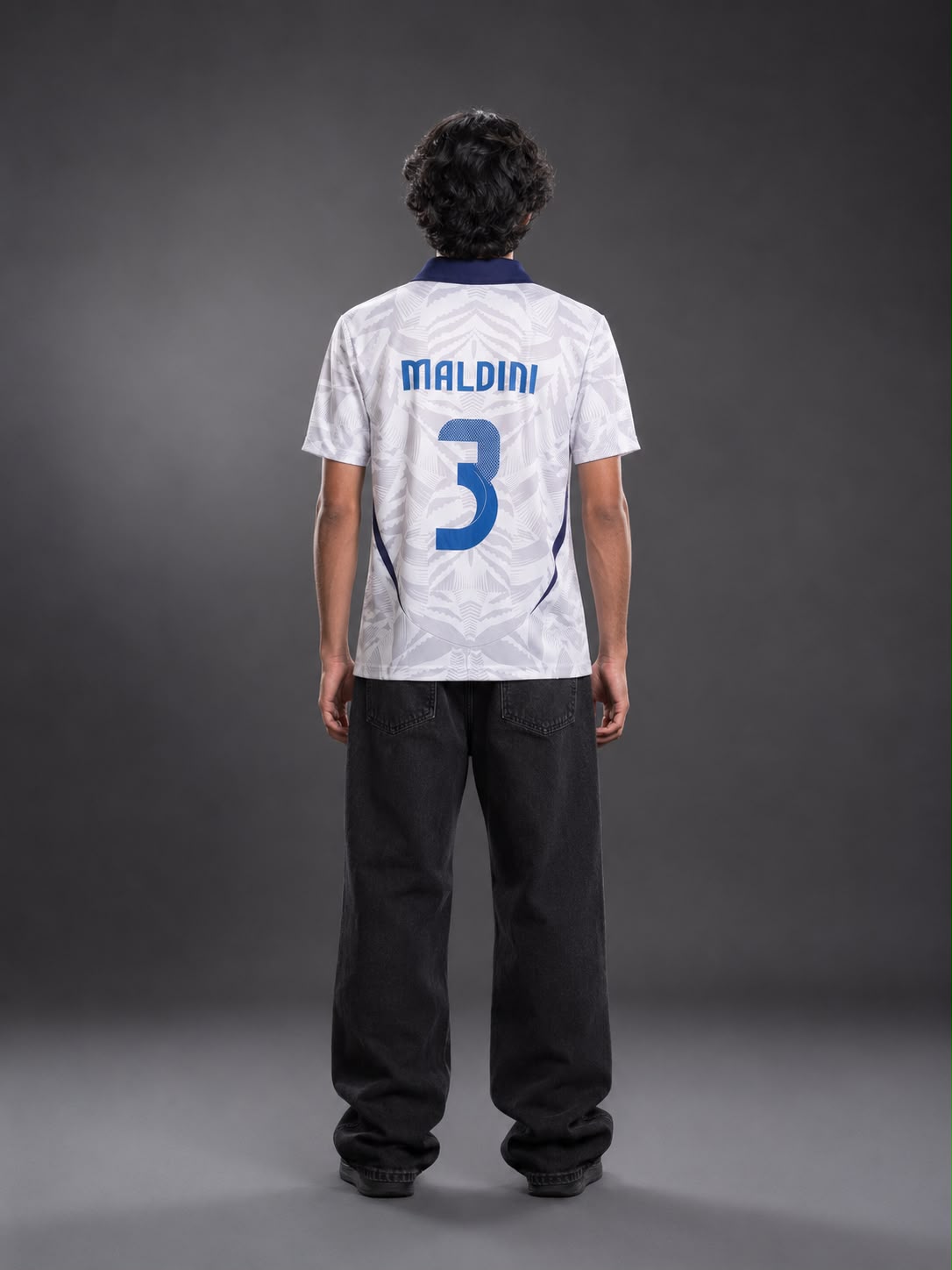 Italy Retro Jersey – Maldini #3 | Collar Football Shirt | Kit Culture