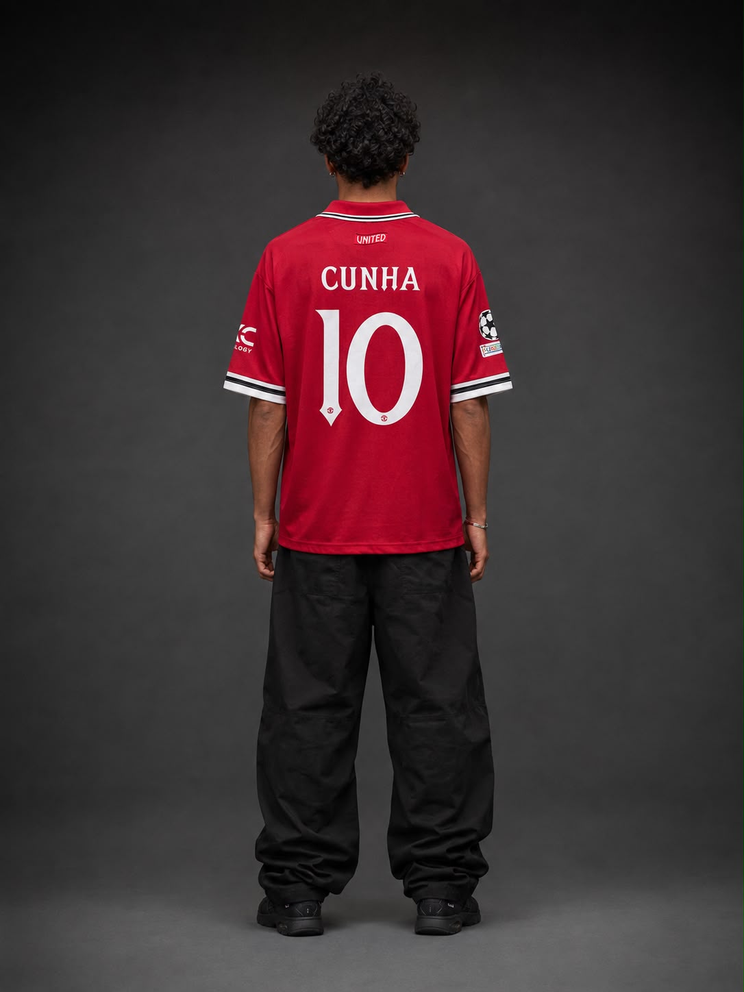 Manchester United 2026-27 Home Jersey – Matheus Cunha #10 | Oversize Collar | Kit Culture