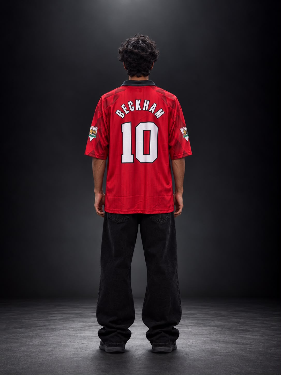 Manchester United David Beckham #10 Retro Home Jersey | Oversize Collar | Sublimation | Kit Culture