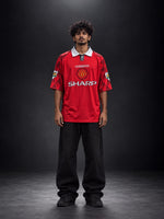 Manchester United David Beckham #10 Retro Home Jersey | Oversize Collar | Sublimation | Kit Culture