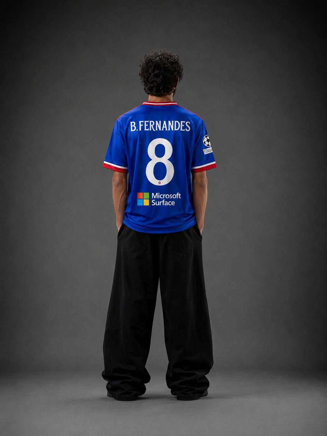 Manchester United Blue 2026/27 Away Jersey | B. Fernandes #8