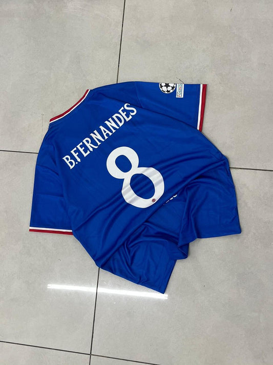 Manchester United Blue 2026/27 Away Jersey | B. Fernandes #8 Football Jersey | Embroidery | Kit Culture