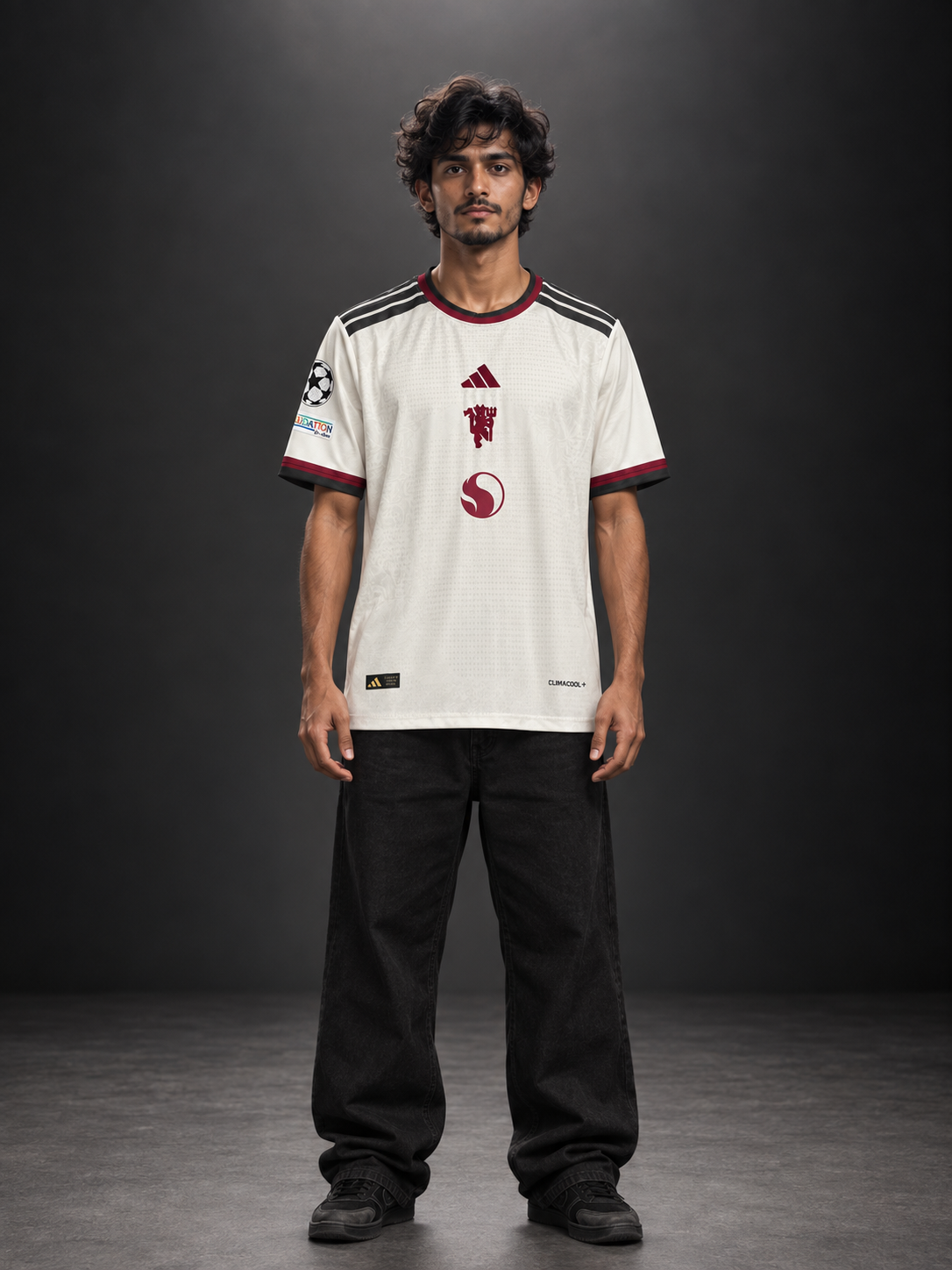 Manchester United #10 Cunha 2025/26 Home Jersey – Embroidery | Kit Culture