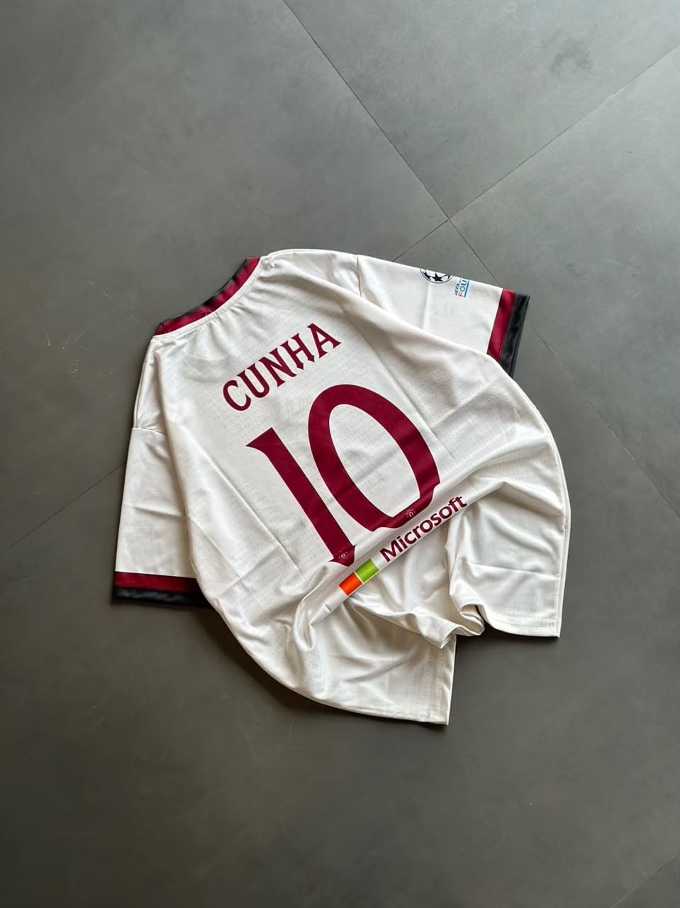 Manchester United #10 Cunha 2025/26 Home Jersey – Embroidery | Kit Culture