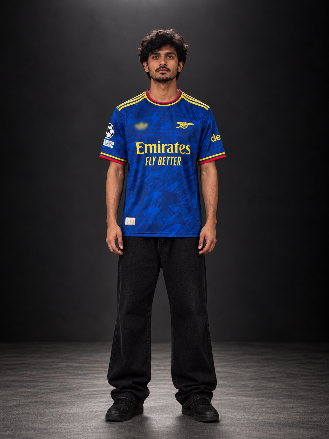 Arsenal Ødegaard #8 Blue Football Jersey | Embroidery Jersey | Kit Culture