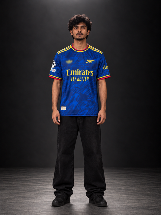 Arsenal Ødegaard #8 Blue Football Jersey | Embroidery Jersey | Kit Culture